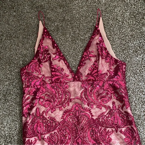 Free People Night Shimmers Mini Dress (8) NWT - Picture 4 of 9